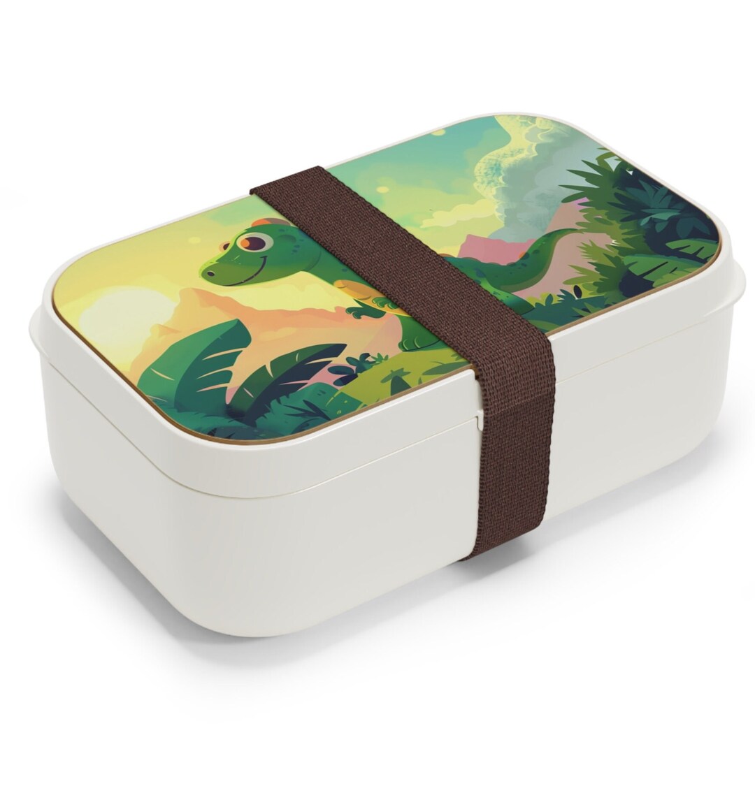 Little Surprise Box,2 pcs Dino Lunch Bag & Bento Lunch box for Kids