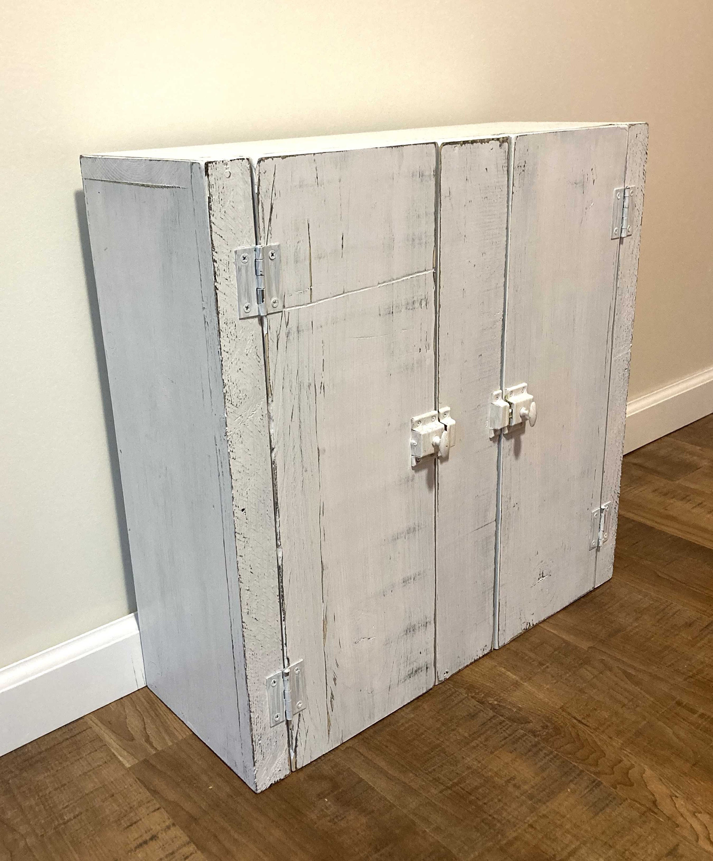 Rustic Farmhouse Wall Cabinet - Etsy