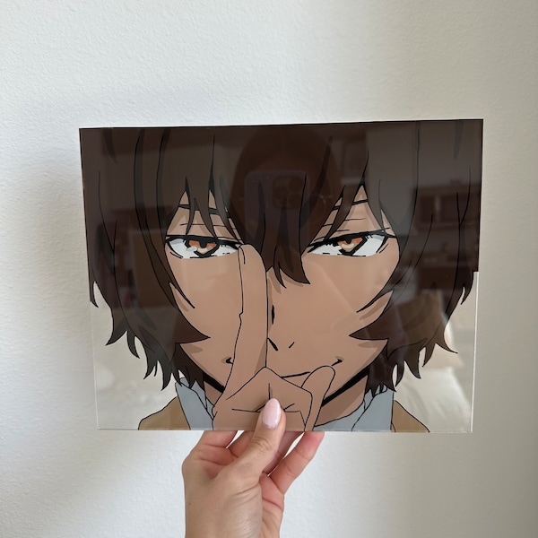 Osamu Dazai - Bungo Stray Dogs Glass Art