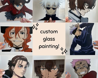 CUSTOM - Anime Glass Painting