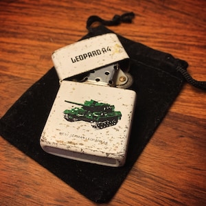 German Leopard A4 Tank Zippo-Style Petrol Lighter