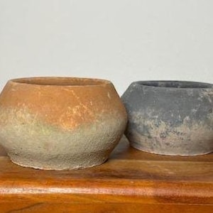 Rustic Clay/Terracotta Pot –  4” Tall Pot