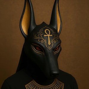 File STL della maschera di Anubi – Elmo da cosplay del dio egizio (modello di stampa 3D)