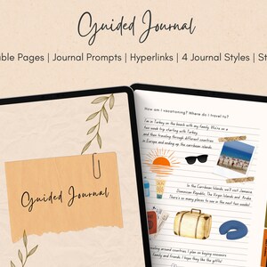 Guided Journal | Digital Journal | Daily Journal | Goodnotes Notebook | Digital Journal iPad, Goodnotes Template, Notability Journal