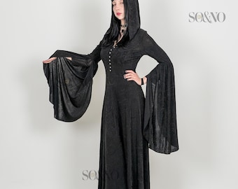 Gothic Wedding Dress Velvet Black Lace Victorian Backless Evening Formal Gown Alternative Fashion