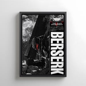 Berserk Manga Art Print: Guts Berserker Armor, Anime Wall Decor (JPEG File, Digital Download)