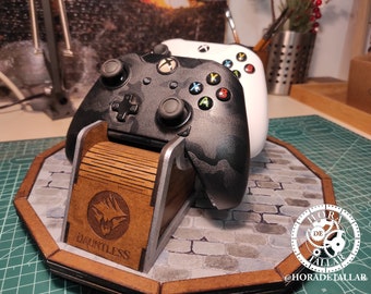 Laser cut file - Soporte para dos mandos (SVG+AI+DXF)