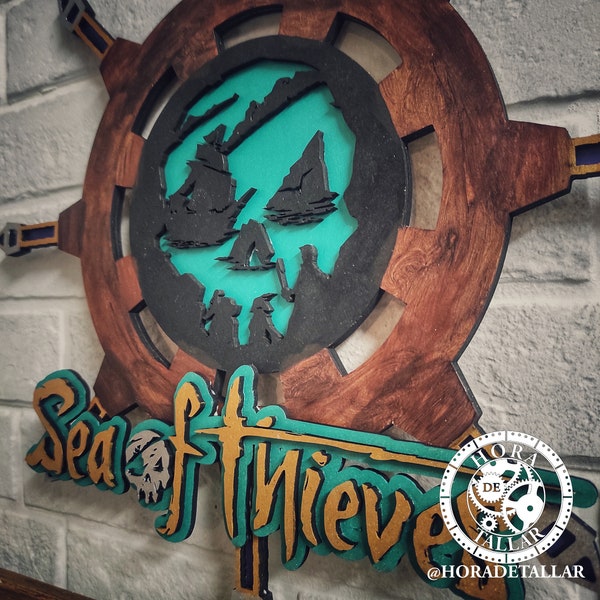 Sea Of Thieves file for laser cutting - SVG+DXF+AI Multilayer