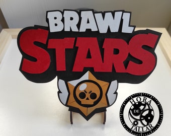 Logo brawl dos capas - archivo SVG+DXF+AI