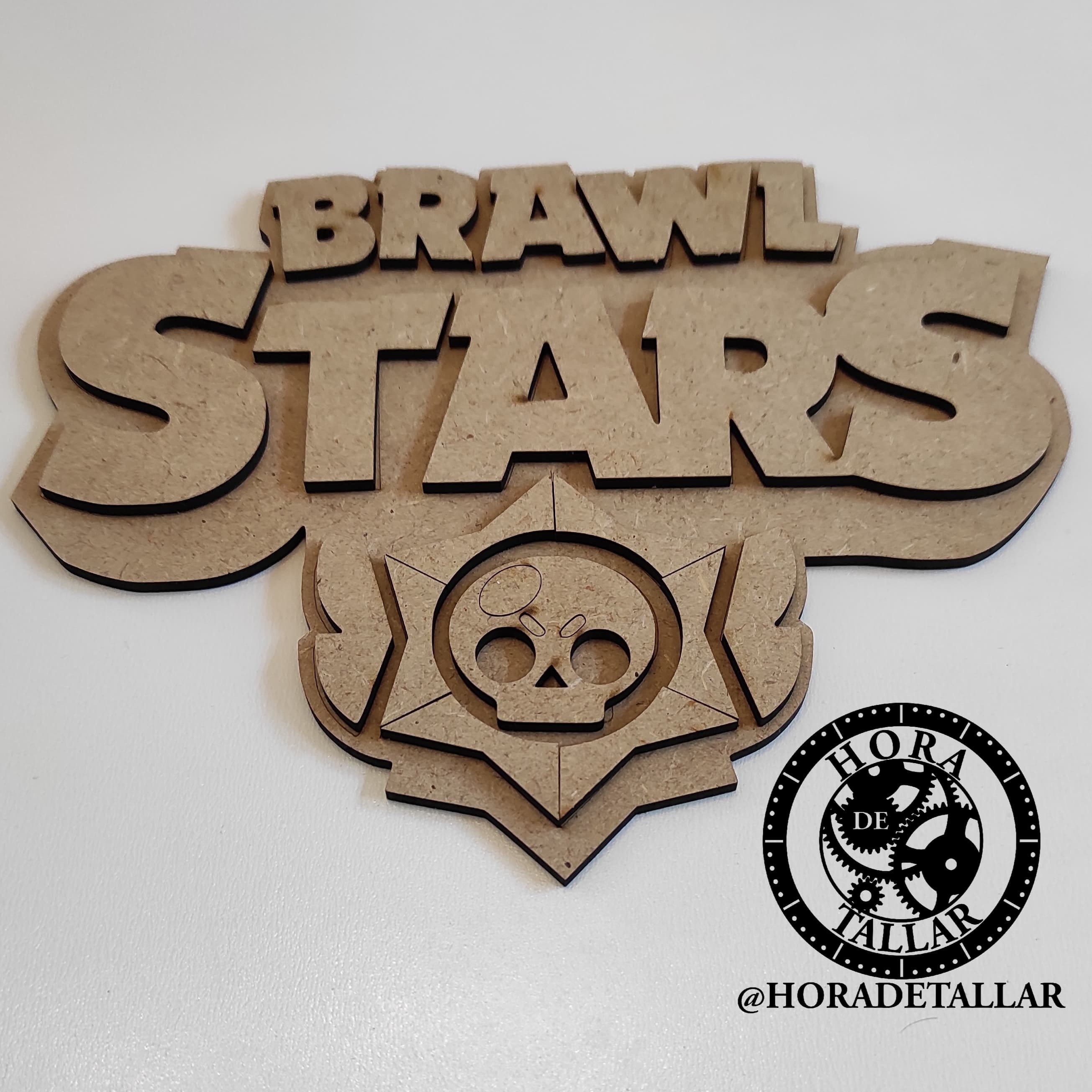 Brawl Logo Two Layers SVGDXFAI File - Etsy