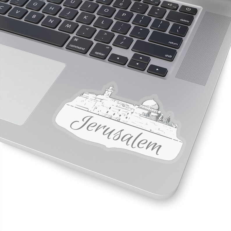Jerusalem Skyline Sticker - Religious Home Decor, Inspirational Vinyl ...