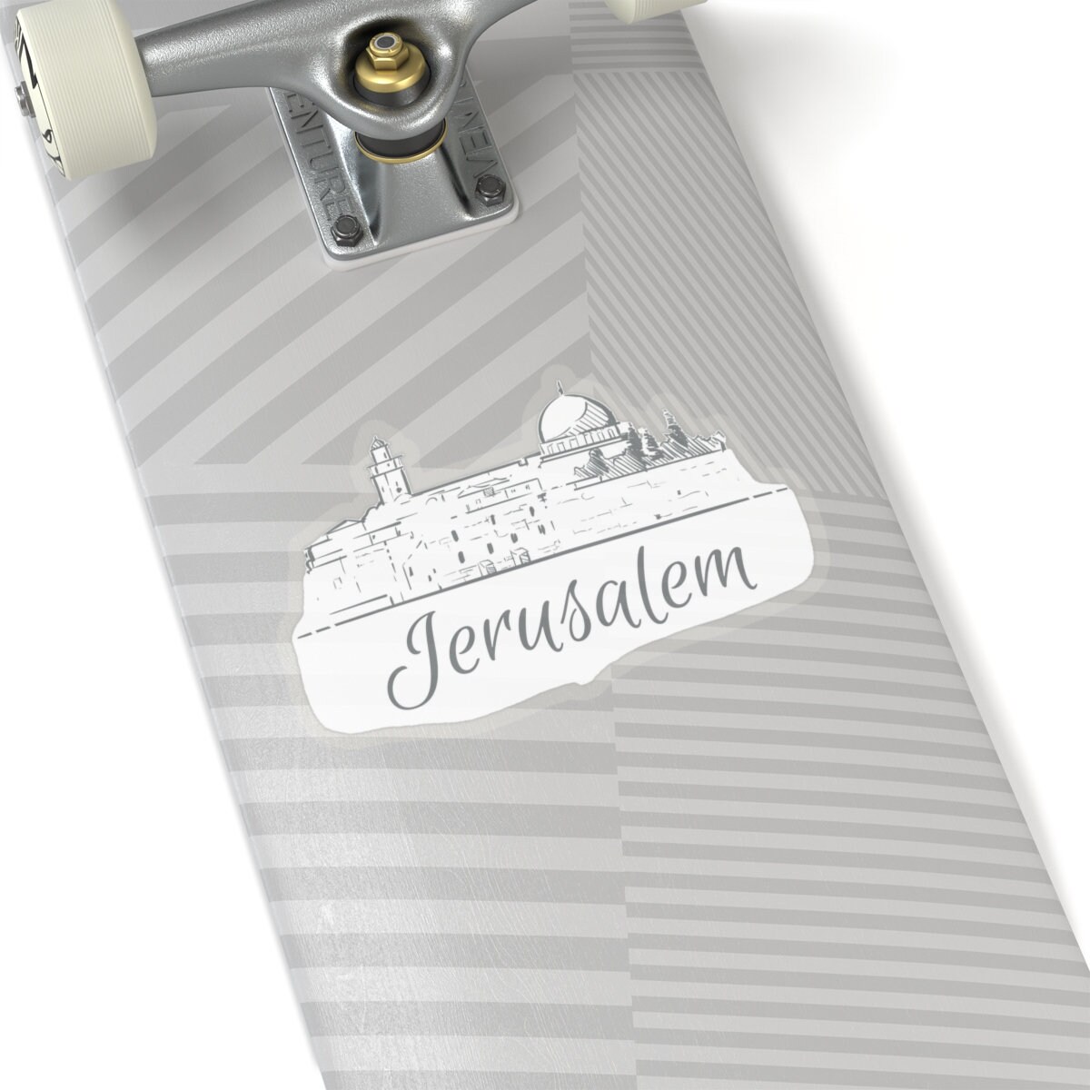 Jerusalem Skyline Sticker - Religious Home Decor, Inspirational Vinyl ...