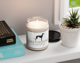 Scented candle Greyhound mommy Scented Soy Candle Greyhound candle