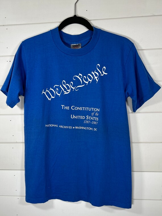 1990's "We The People" T-Shirt // Medium // Nation