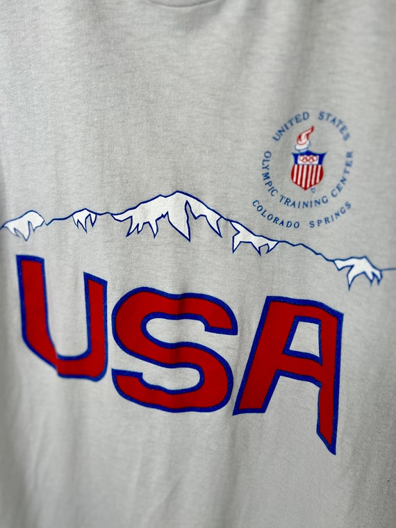 1990's USA Olympics T-Shirt // Fits XL // Made in… - image 2