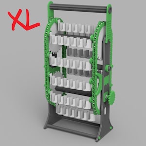 Paint Rack XL STL, for Paints with 60ml bottles or other things