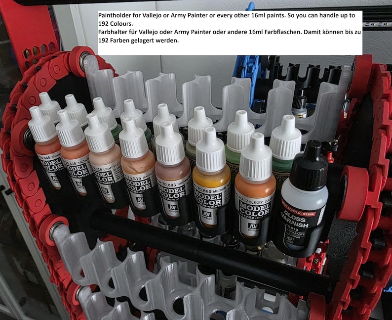 Liquid Paint Racks Paint Rack XL STL, for Paints With 60ml Bottles or Other Things - Etsy