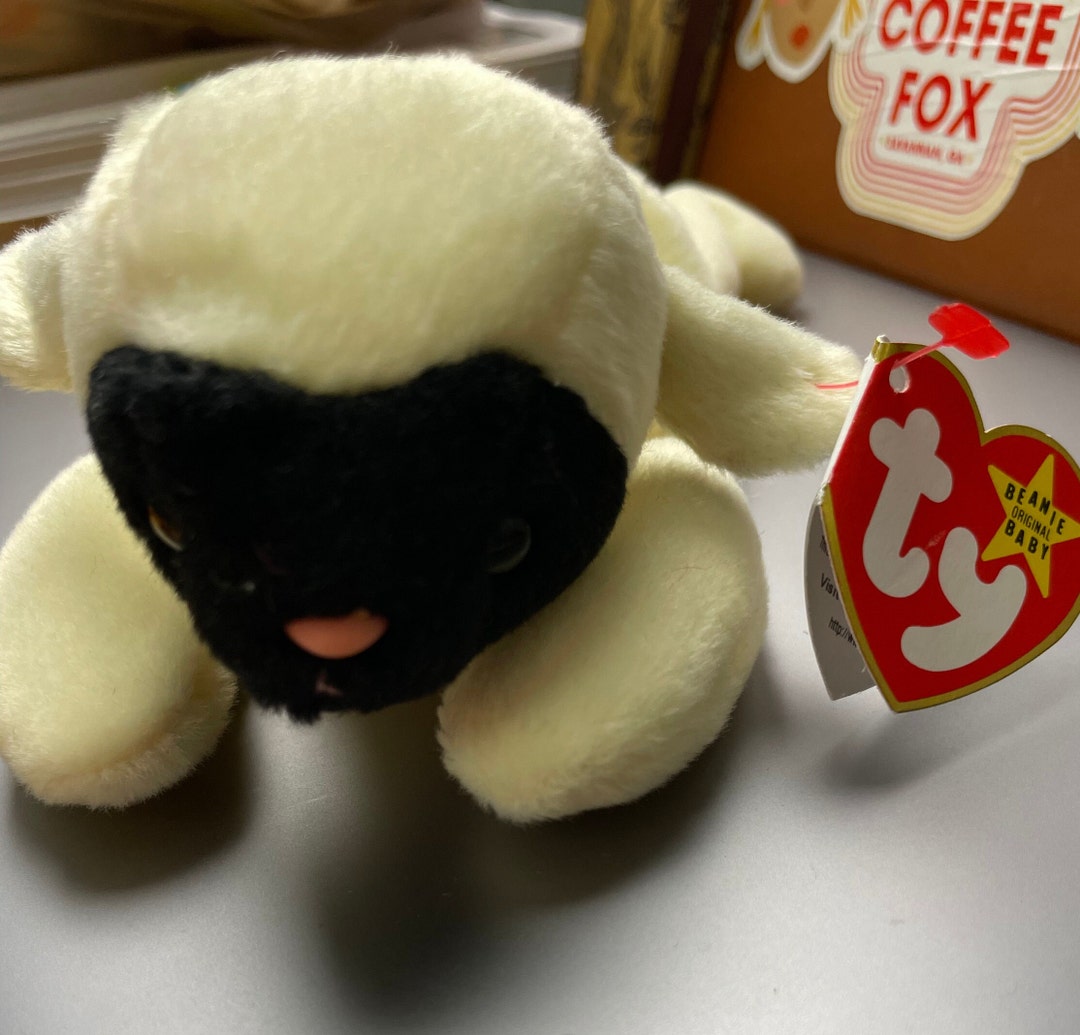 Chops the Lamb Style 4019 5396 Beanie Baby With Tag Errors Etsy