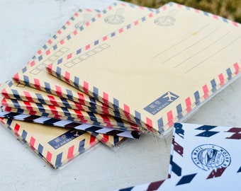 Enveloppes vintage : breloque classique, 8 pièces/1 paquet de style rétro