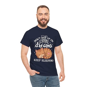 Sleeping Ginger Cat tee | Sleeping Kitten, Heart Patch