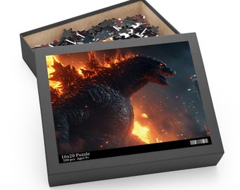 Godzilla Jigsaw Puzzle: Tokyo Destruction, Family Game Night