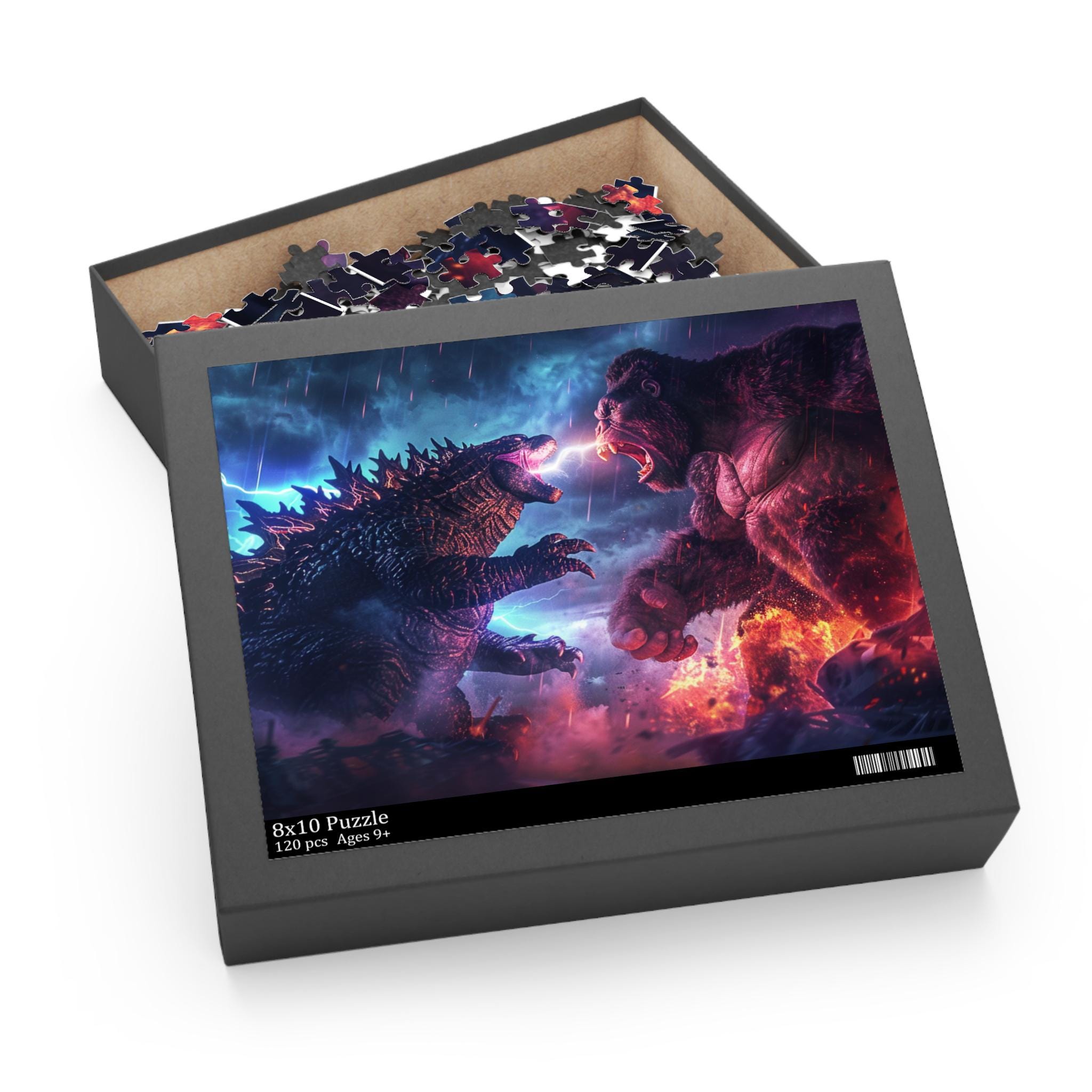 Godzilla Puzzle - Etsy Godzilla Puzzle - Etsy