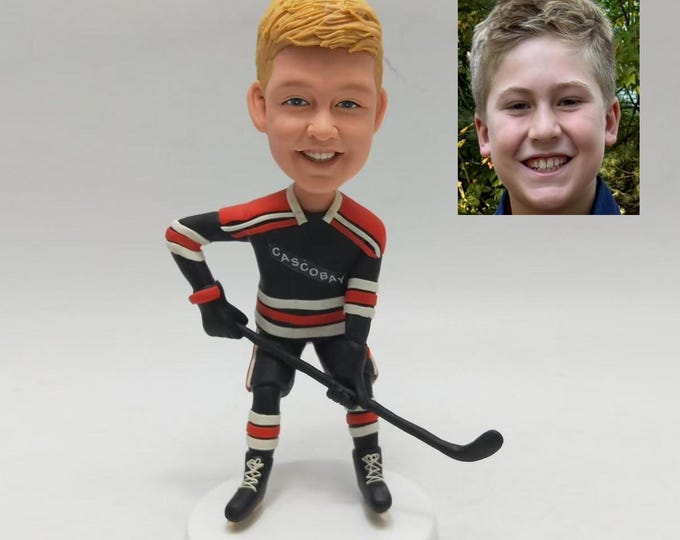 Personalized 3D Hockey Player Statues - Custom Birthday & Christmas Gifts for Hockey Players and Fans