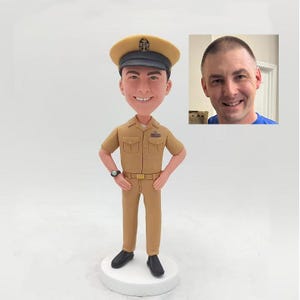Personalized custom bobbleheads, custom 3D statues, custom soldier/military bobbleheads, custom retirement/birthday gifts for friends