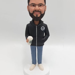 Custom bobbleheads for holiday Christmas creative gifts, personalized statue gifts for him, unique bobblehead gifts for him, husband gifts