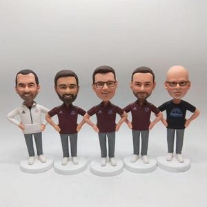 Personalized custom bobbleheads, custom baseball player bobbleheads, baseball coach gifts, birthday gifts, personalized funny gifts，Figurine