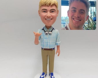 Personalized Bobblehead Doll, Custom 3D Statue for Father, Birthday and Christmas Gift