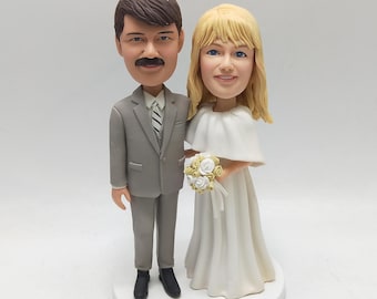Escultura personalizada de novios, decoración de boda personalizada, recuerdo único para la pareja