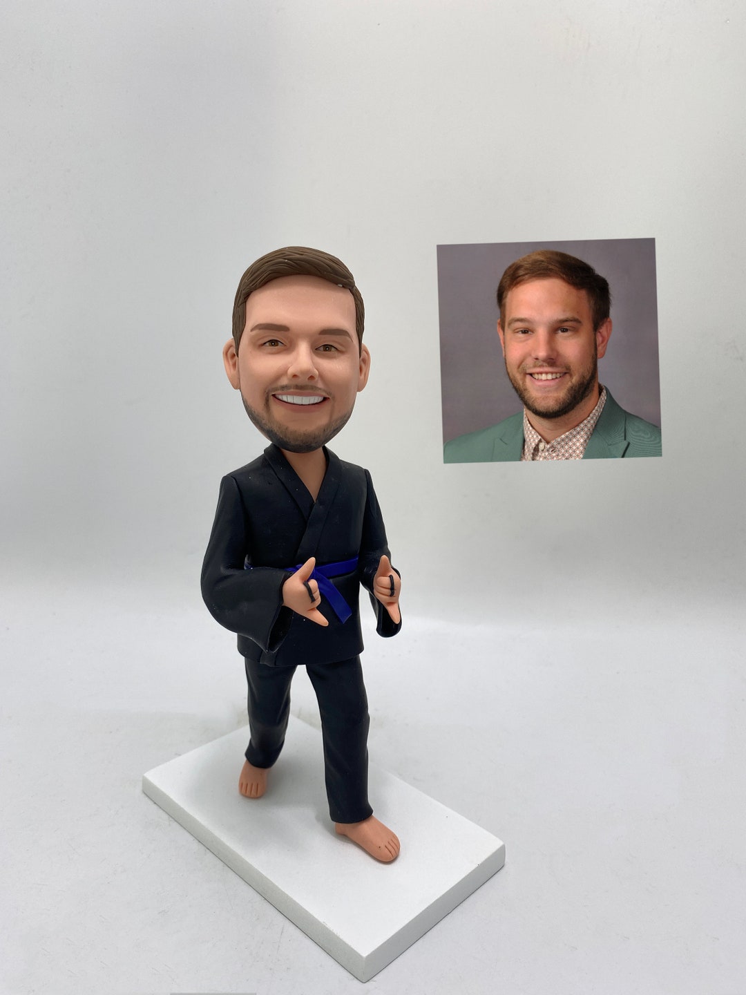 Taekwondo Boy Bobblehead - Custom Martial Arts Gift Doll main image 0