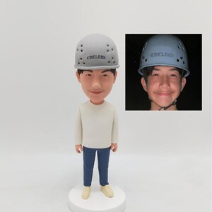 Figurine personnalisée pour petit ami, meilleure amie, décoration de gâteau d&#39;anniversaire personnalisée, cadeau d&#39;anniversaire pour lui, cadeau d&#39;encouragement fils garçon