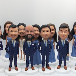 Groomsmen Gift set of 1-20 Groomsman bobble head Best man gifts Best men bobbleheads Groomsmen bobble head Groomsmen bobbleheads ，Groomsmen