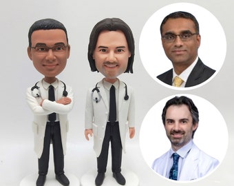 Bobbleheads custom, Male bobbleheads ,bobbleheads custom graduation, Birthday Gifts For Doctor, Surgeon, doctor graduation，thank you gift