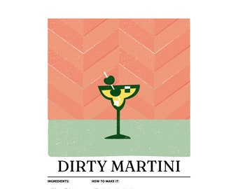 DIRTY MARTINI Pêche/Vert