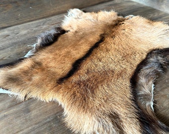 Natural Goat Hide: Bushcraft Camp Mat, Hunting Equipment