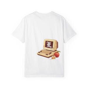 Death Note L inspiriertes Anime-Grafik-T-Shirt, Unisex-T-Shirt für Anime-Fans, subtiles Anime-Design-Shirt, glattes grafisches T-Shirt, Anime-Kleidung,