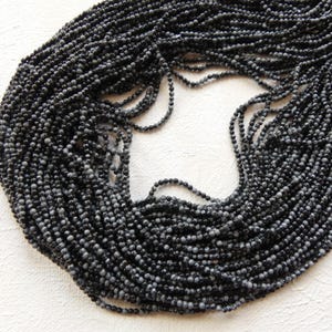 1.9mm 2mm Snowflake Obsidian Smooth Beads Black White Obsidian Genuine Beads 15&quot; Gemstone Beads Beading Crafter Gift DIY Jewelry Making