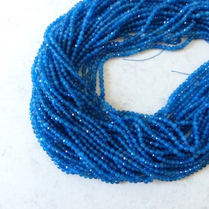 3mm Peacock Apatite Faceted Beads 15&quot; Genuine Gemstone Beads for Jewelry Making Beading Craft Gift Beads