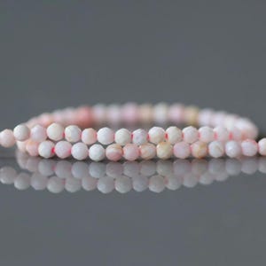 2mm Natural Queen Conch Beads Micro Faceted Genuine Shell Beads 15" Gemstone Jewelry Making Gift for crafter