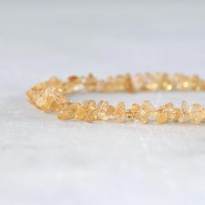 4-8mm Rough Citrine Chip Beads Smooth Freeform Nuggets Natural Yellow Gemstone for DIY Jewelry Making