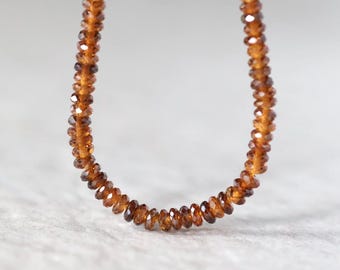 RARE 4mm Yellow Garnet Beads Topazolite Faceted Rondelle Natural Gemstone for DIY Jewelry Making Supplies