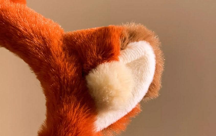 Fox Earmuffs: Plush Orange Winter Ear Warmers - Etsy