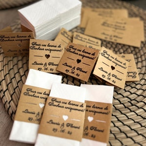 Wedding handkerchiefs per 50