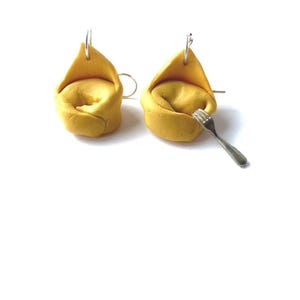 PICK YOUR PASTA jewel handmade with polymer clay by The Sausage Tortellini  Farfalle Macaroni Tagliatele Spaghetti Noodles earrings ring