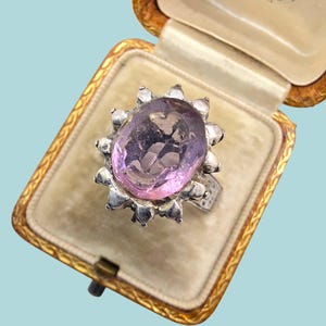 Anillo de cóctel Method vintage de oro blanco de 14 quilates