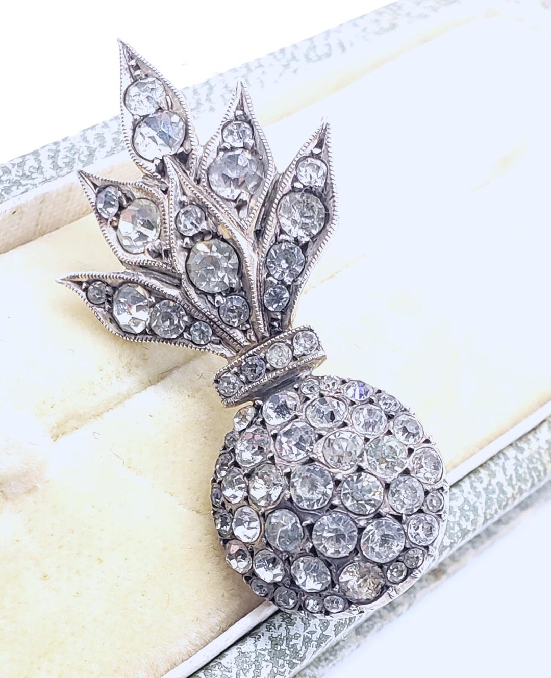 Antique Victorian 925 Sterling Silver Sweetheart Brooch - Etsy