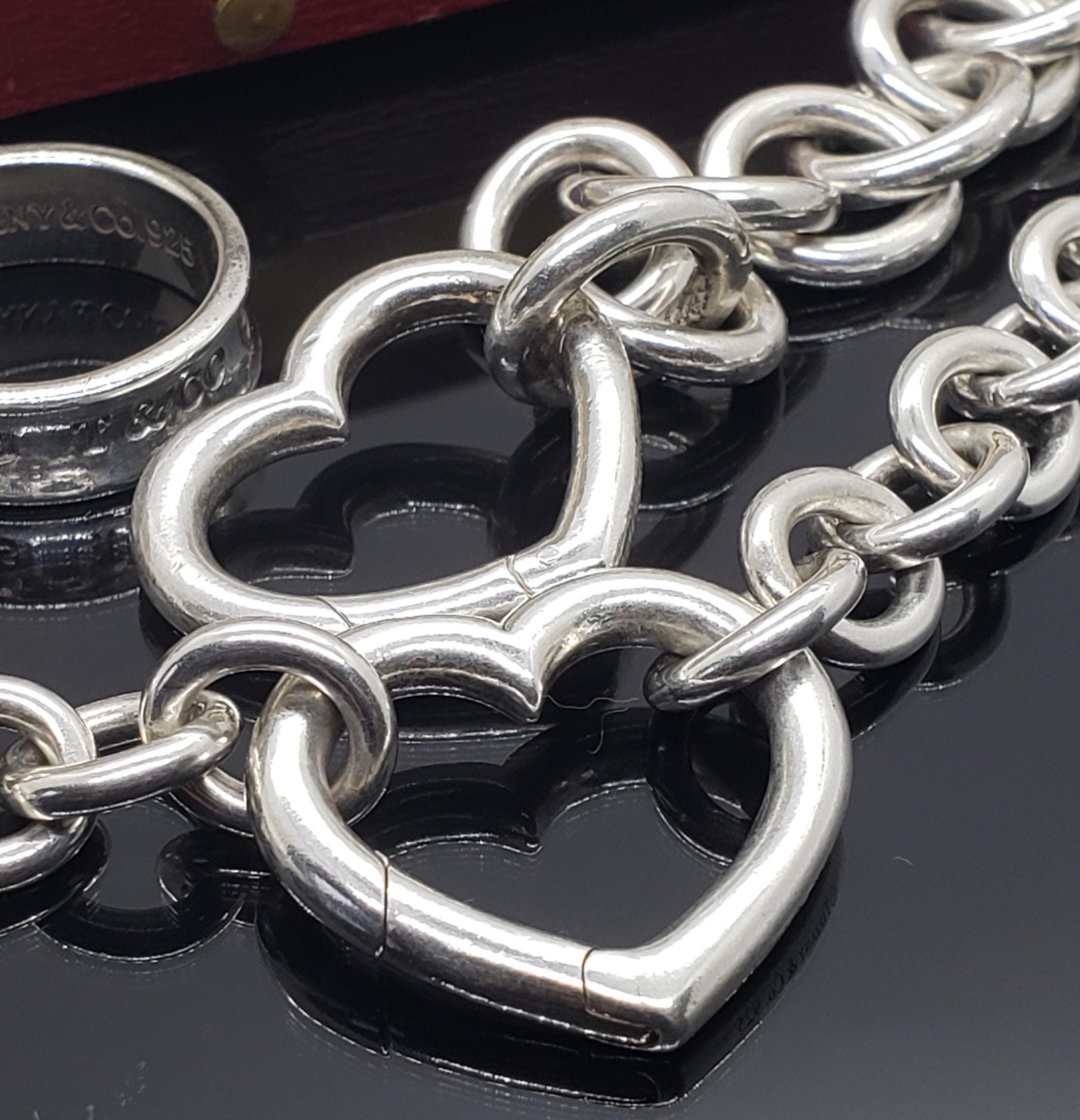 Vintage Tiffany & Co. 925 Sterling Silver Necklace, Bracelet and